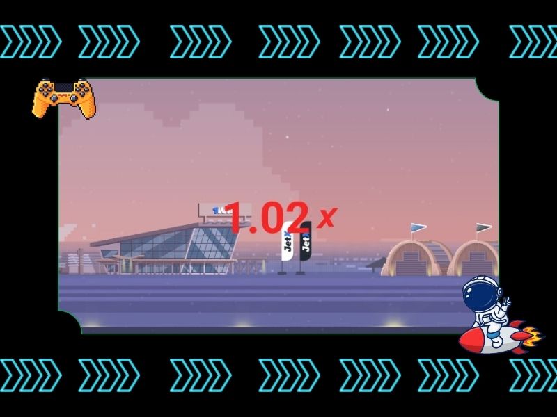 Los símbolos y el diseño del juego Jetx