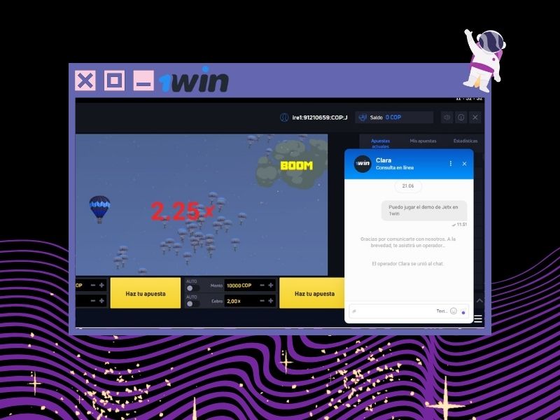 The symbols and design of the Jetx game