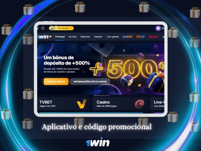 Aplicativo 1Win e código promocional