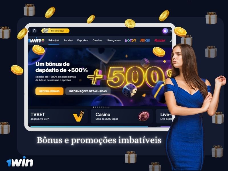Aproveite o bônus de 500% da 1win
