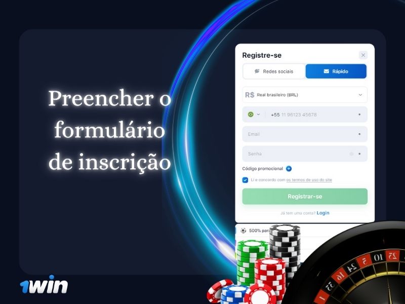 Preencha o formulário de inscrição