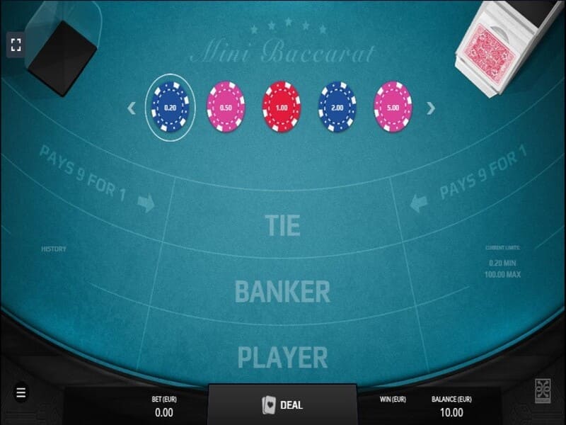 Как играть в баккара 1win?