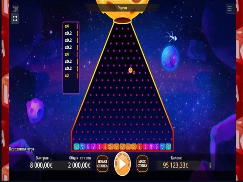 Бонусы игры Плинко